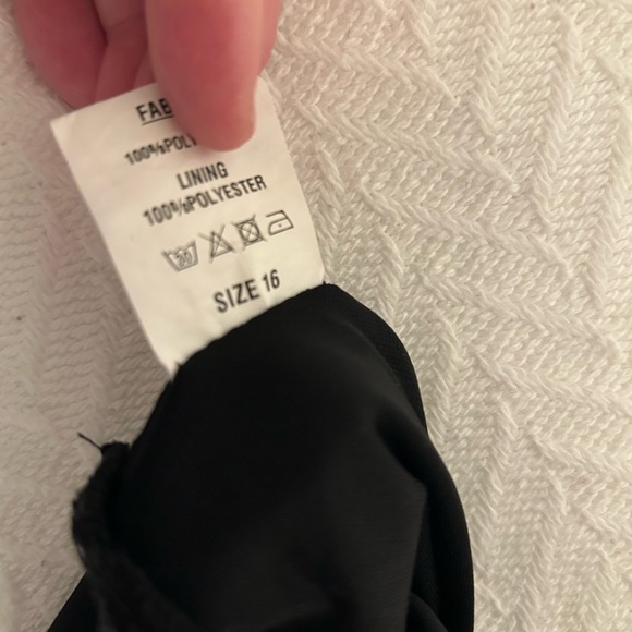 Jaded Rose exclusive one shoulder corset jumpsuit in black size 16. A-5 - Picture 7 of 10